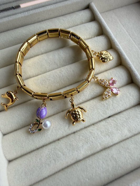 Seaside Italian Charms Bracelet