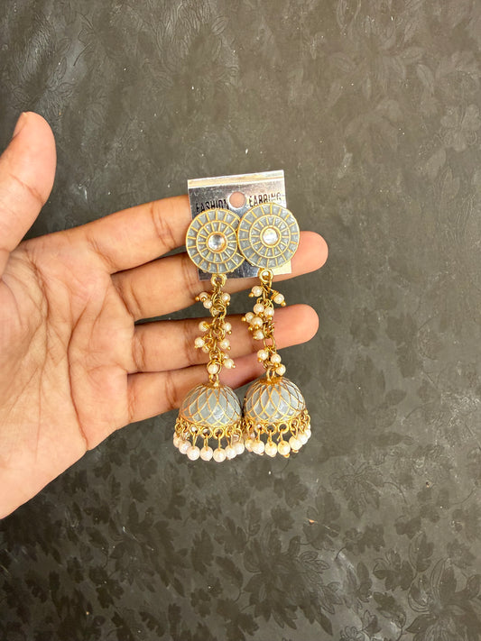 Meena Party jhumkas