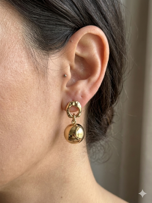 Golden Globe earrings
