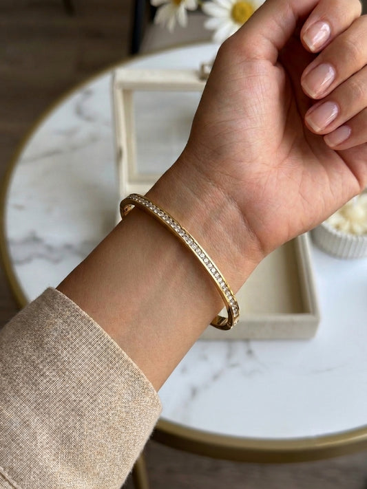 Eternity Gold Bangle