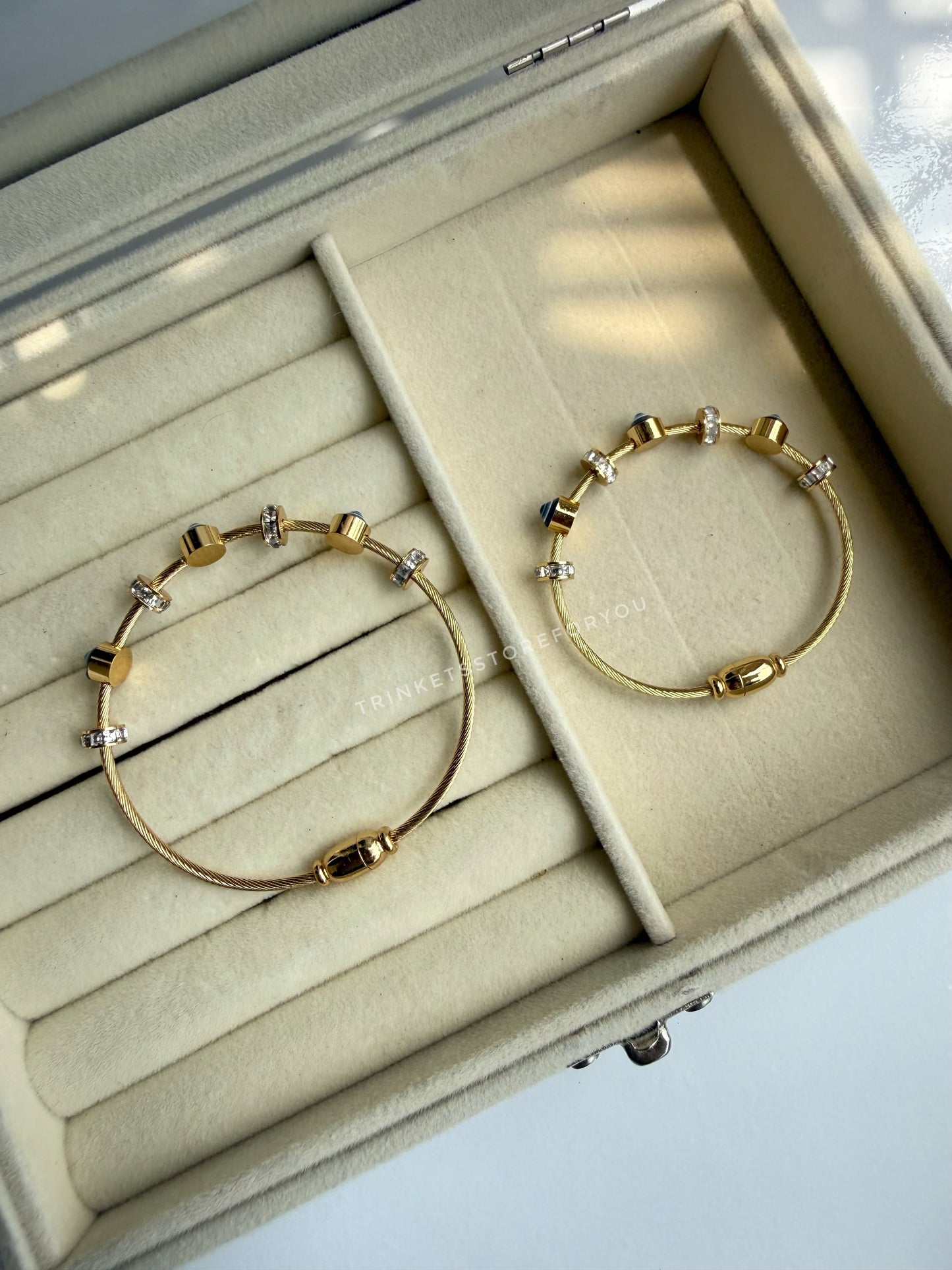 Triple Evil Eye Bangle