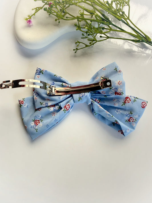 Mint Bow Clip