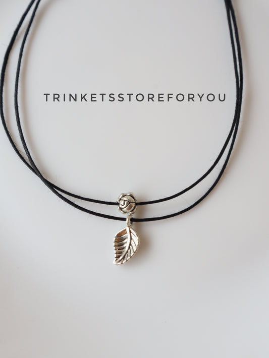 Rosebud & Leaf Anklet