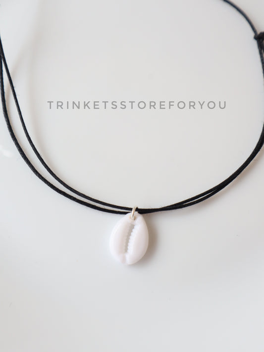 Cowrie shell anklet