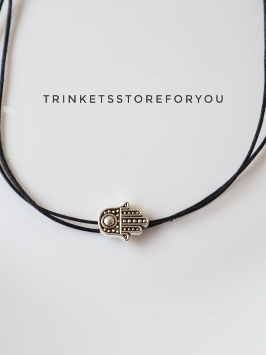 Hamsa Hand Anklet
