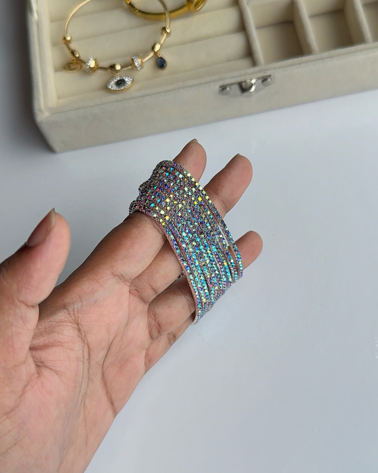 Midnight Galaxy Rhinestone Bracelet