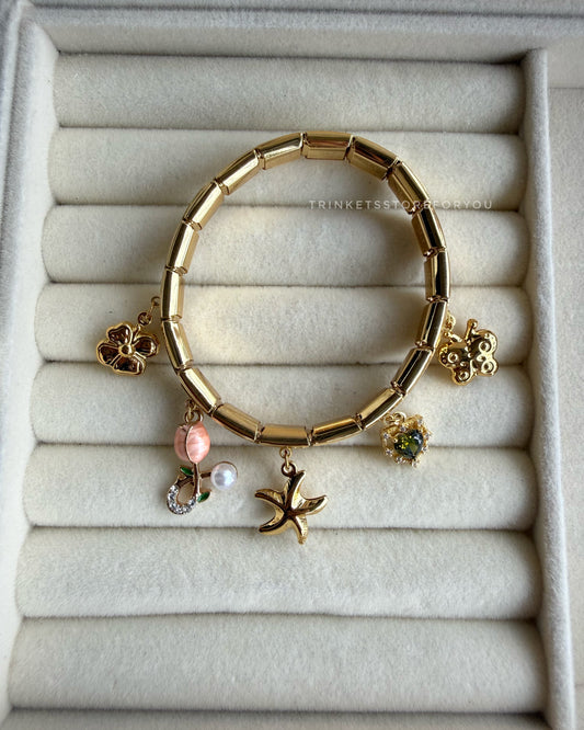 Starlit Garden Italian Charm Bracelet