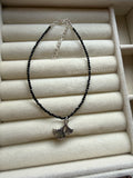Ginkgo Leaf Beaded Anklet
