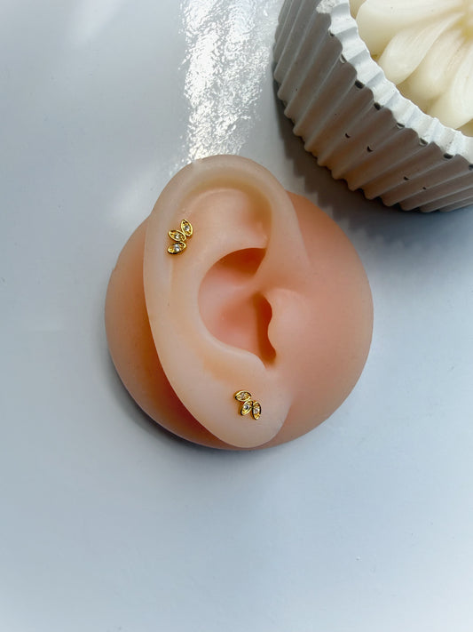 Mini Fern Studs