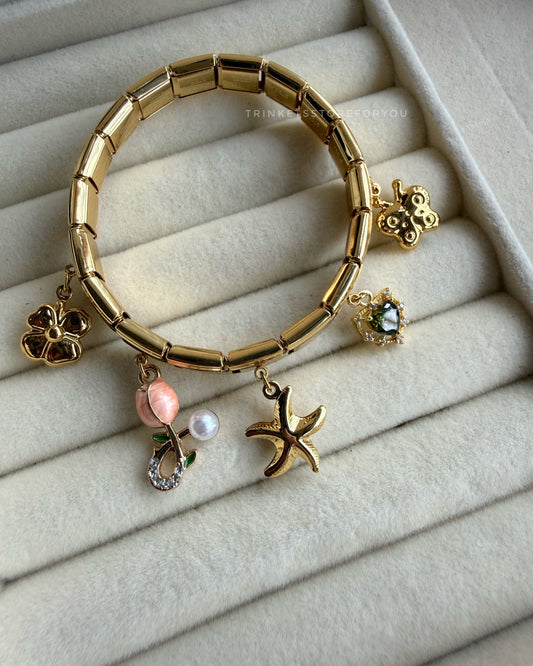 Starlit Garden Italian Charm Bracelet