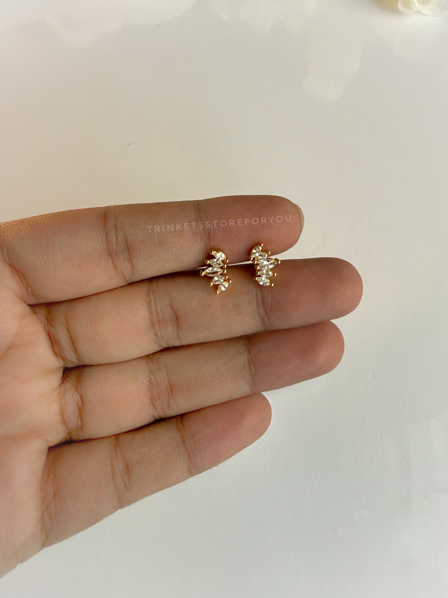 Leaf Cluster Ball Back Studs