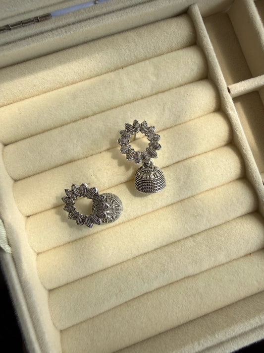 Oxidised Jhumkas