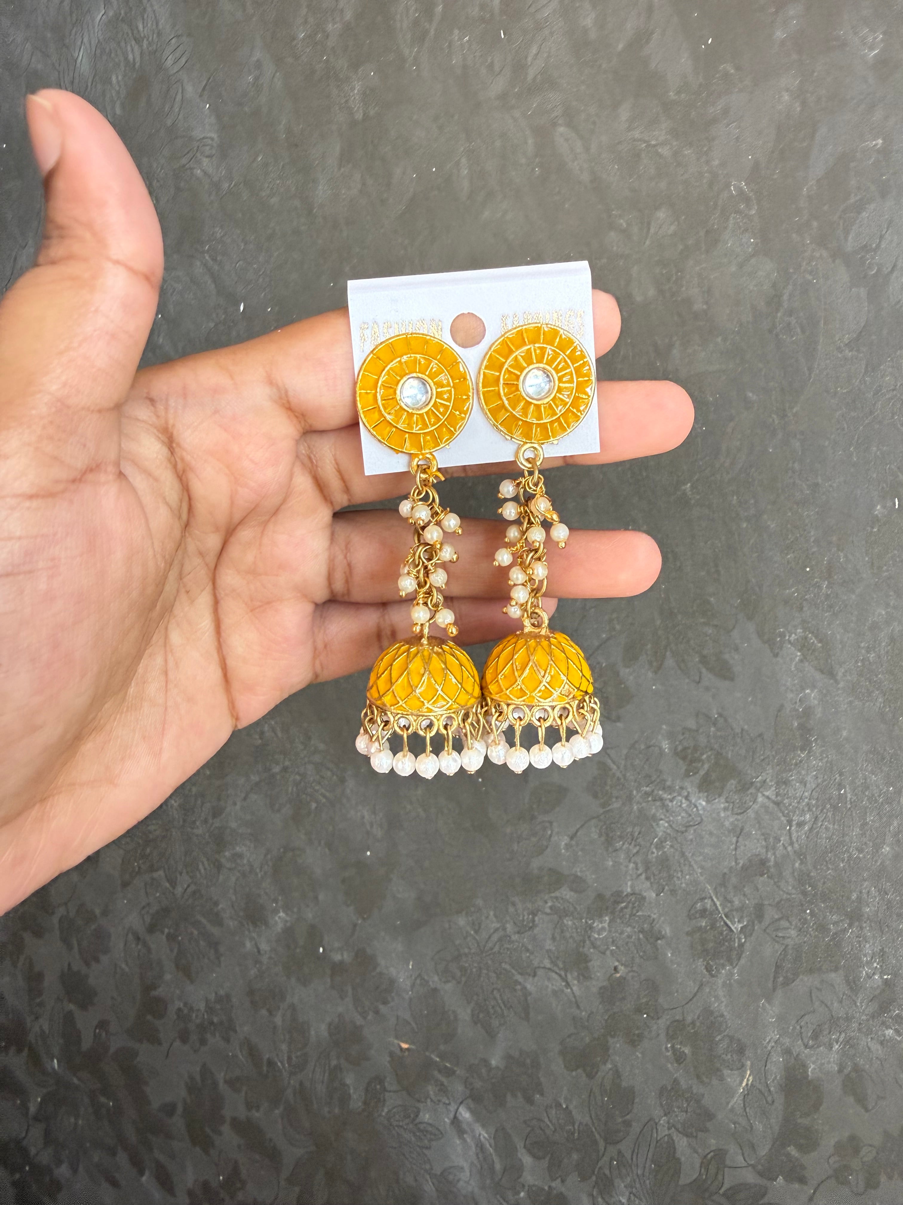 Meena Party jhumkas
