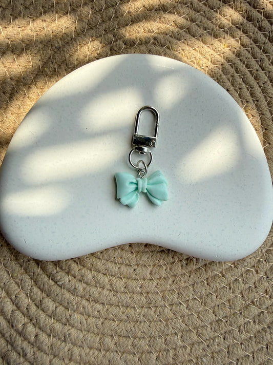 Pastel blue Bag charm