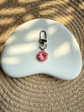 Pink Donut Bag Charm
