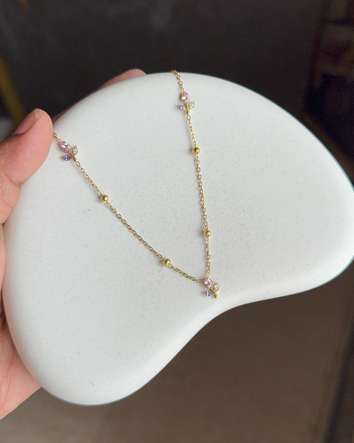 Pink-Purple Necklace