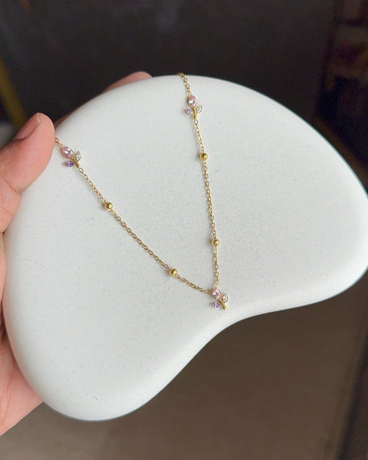Pink-Purple Necklace