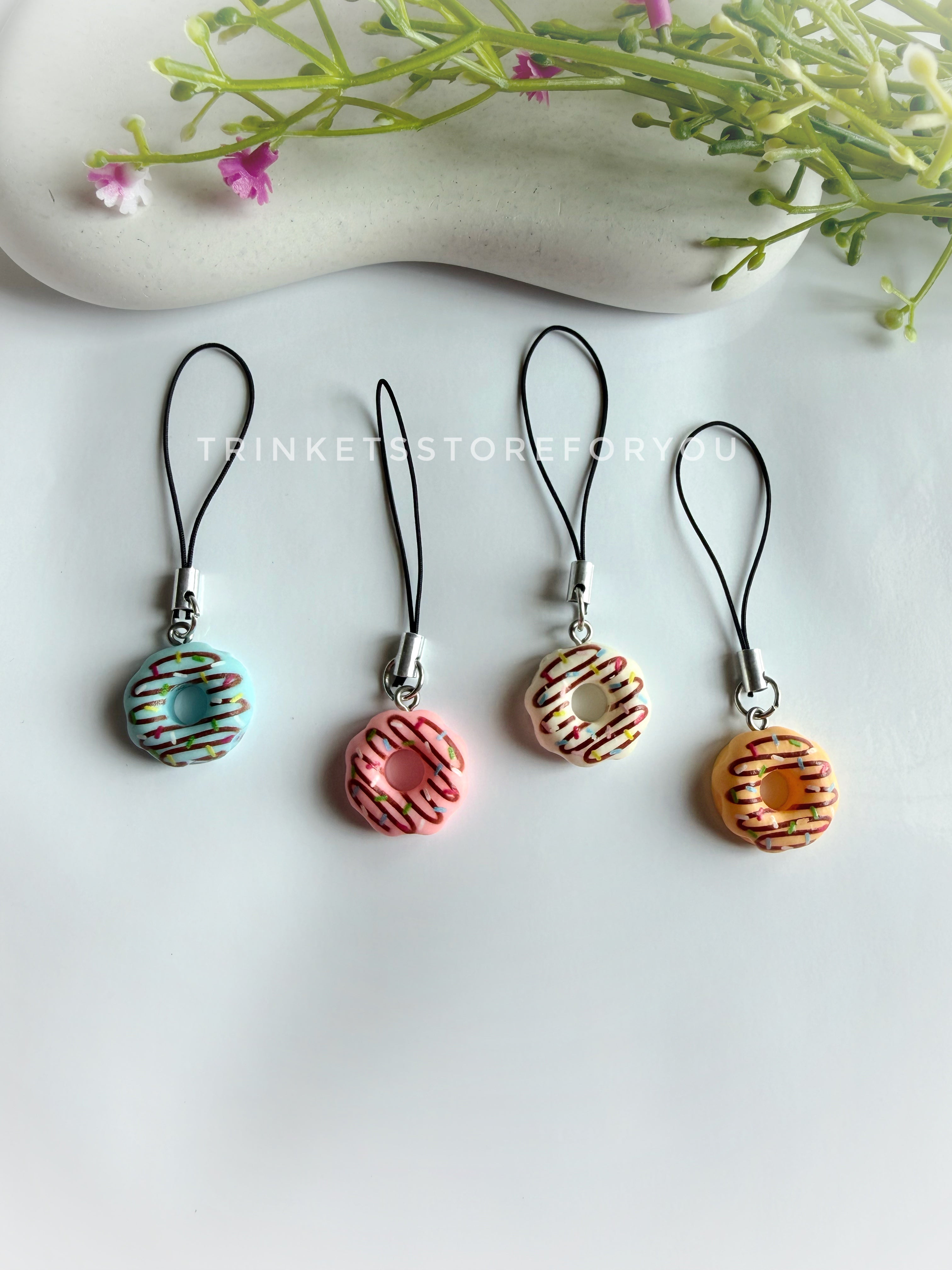 Donut Phone Charms