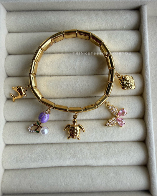 Seaside Italian Charms Bracelet