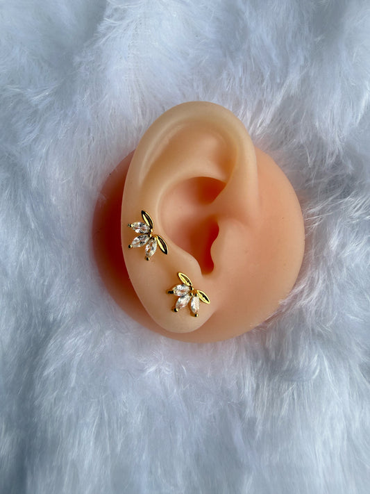 Lotus Bloom Ball Back Studs