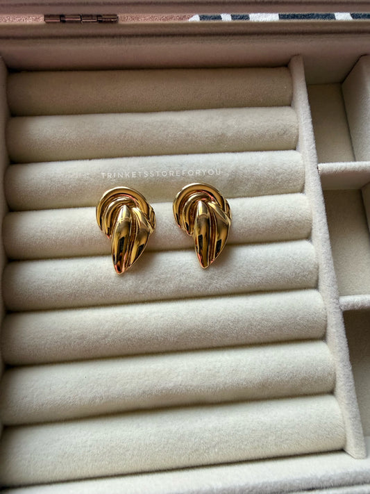 The Golden Fold Earrings