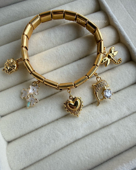 Dolphin Italian Charms Bracelet