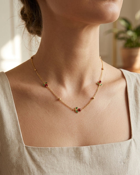 Petite Tulip Necklace