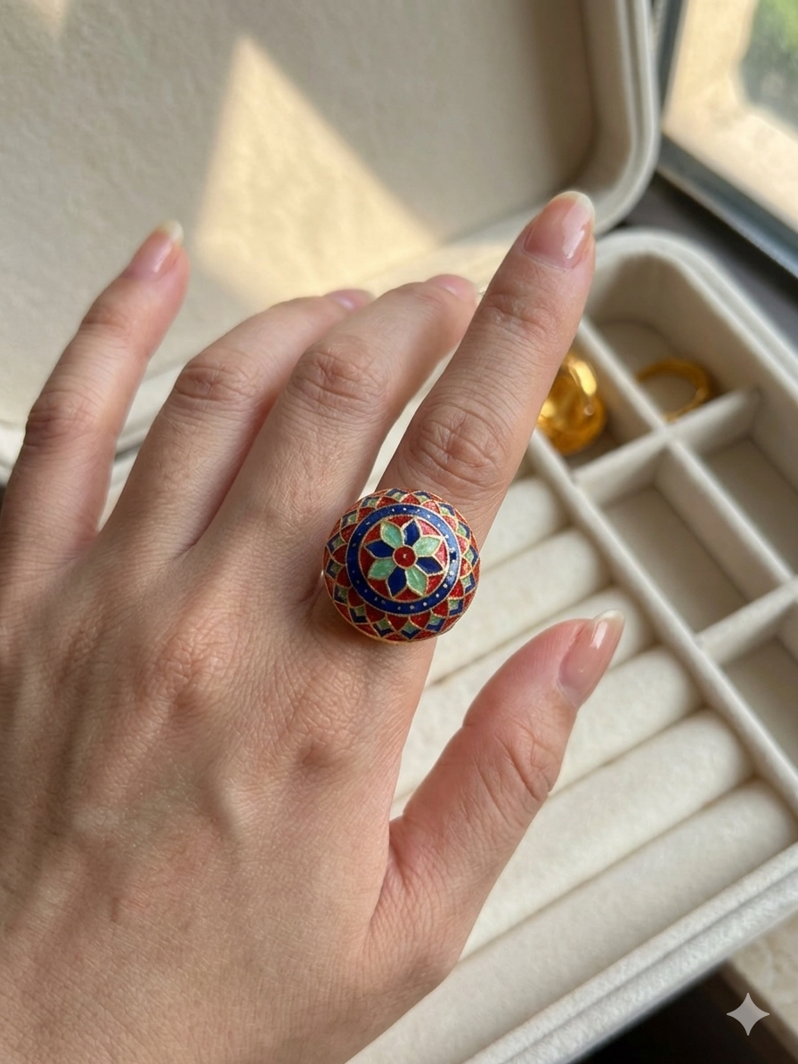Multi Meena Ring