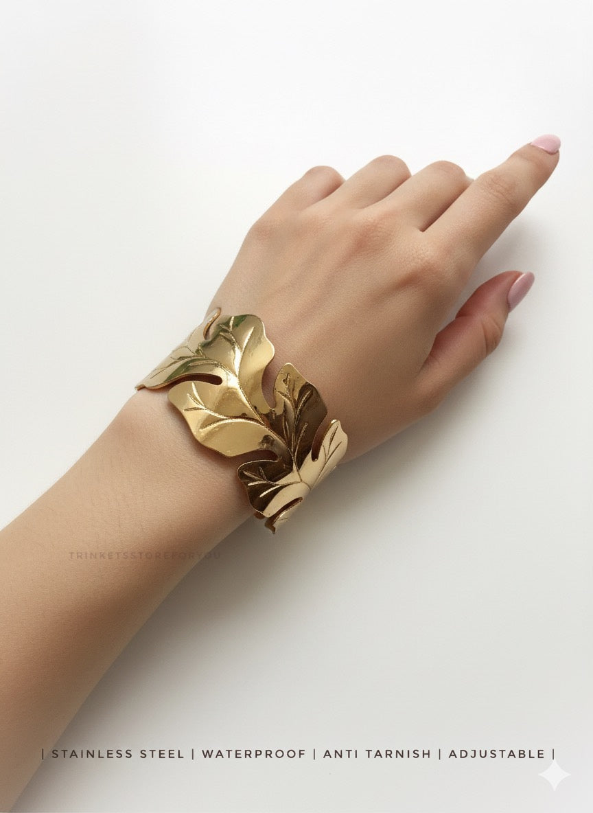 Leaf Cuff Bracelet
