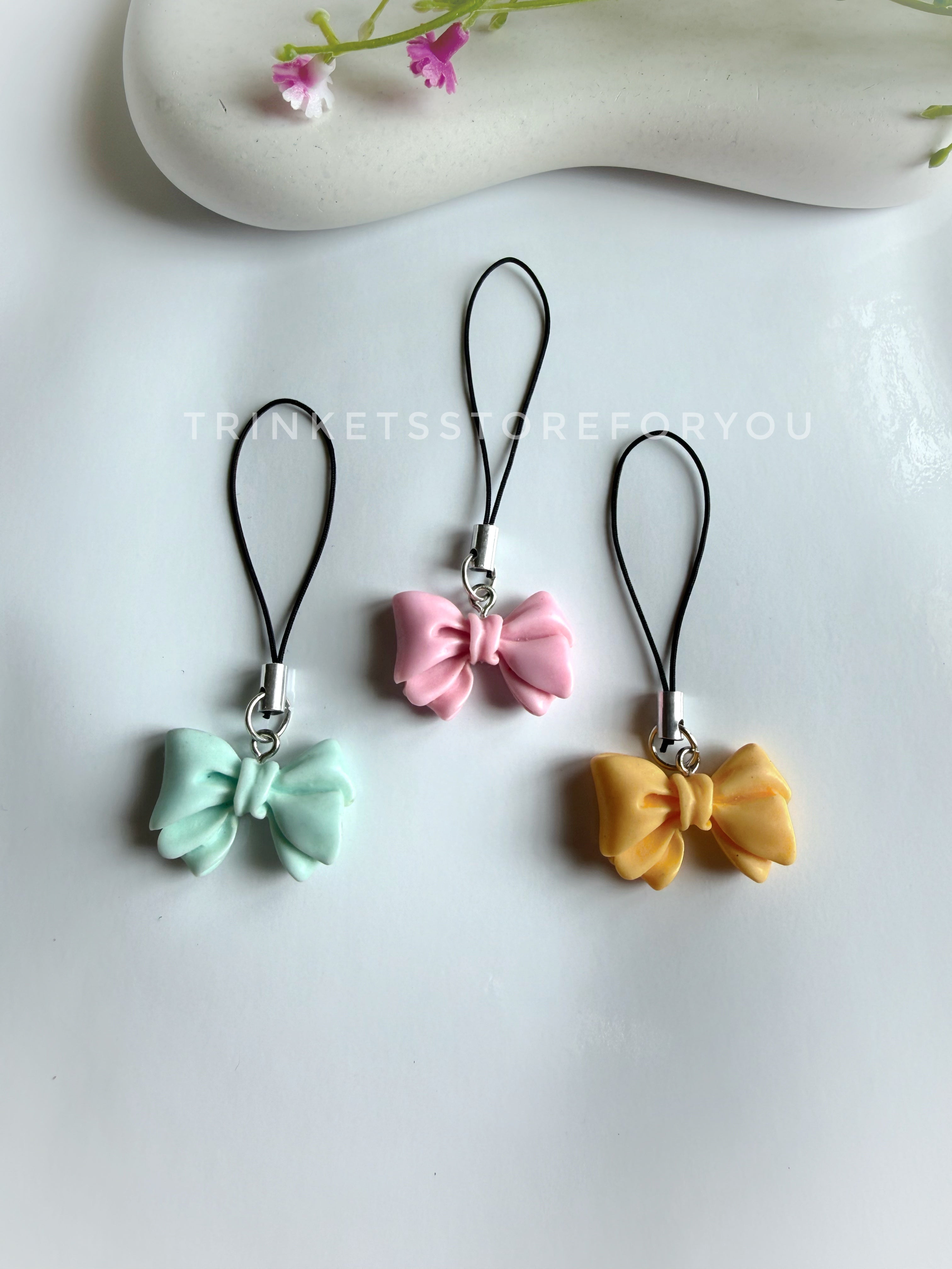 Bow Phone Charms