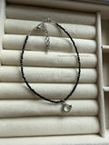 Moon Beaded Anklet