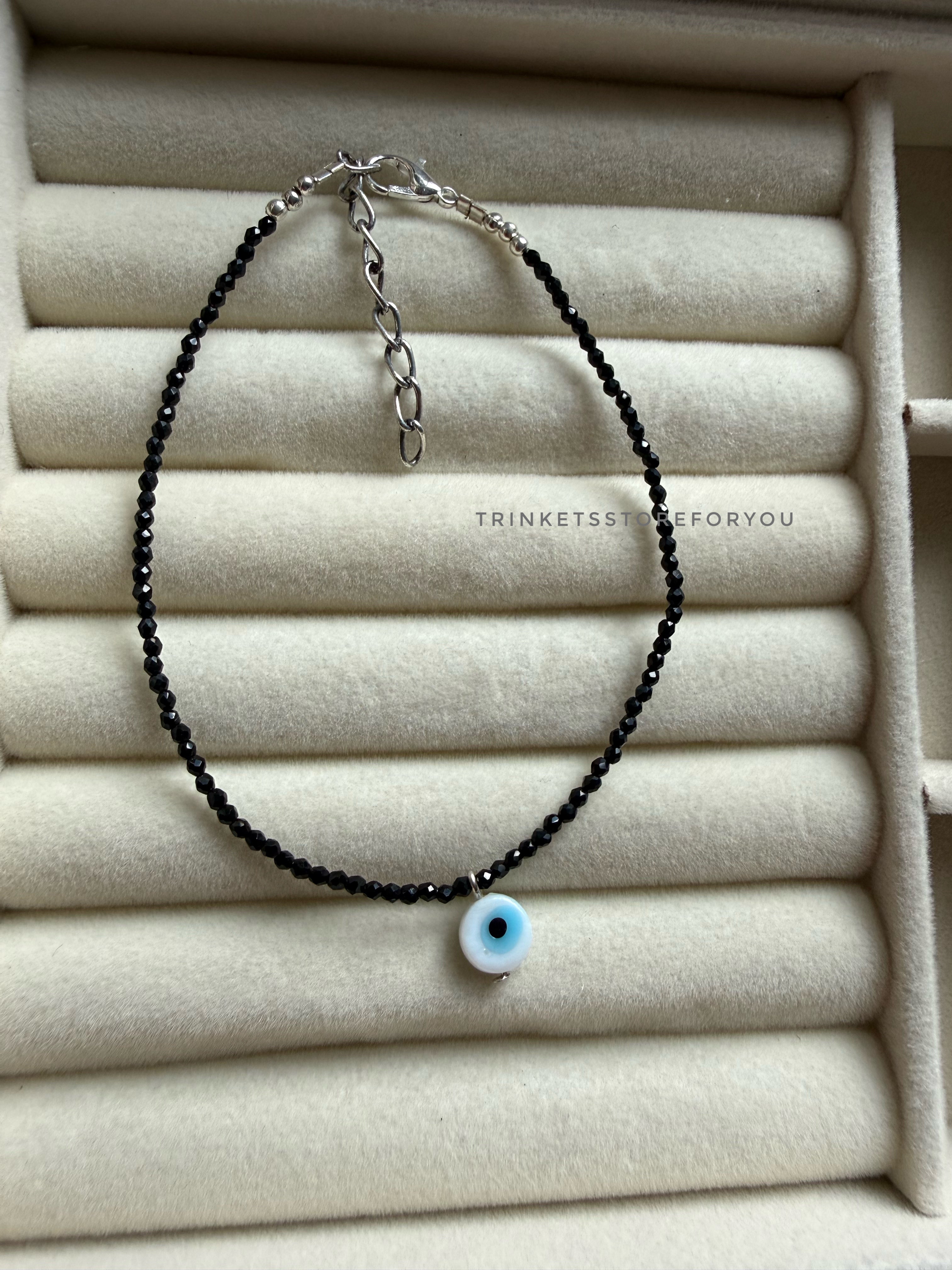 Evil Eye Beaded Anklet