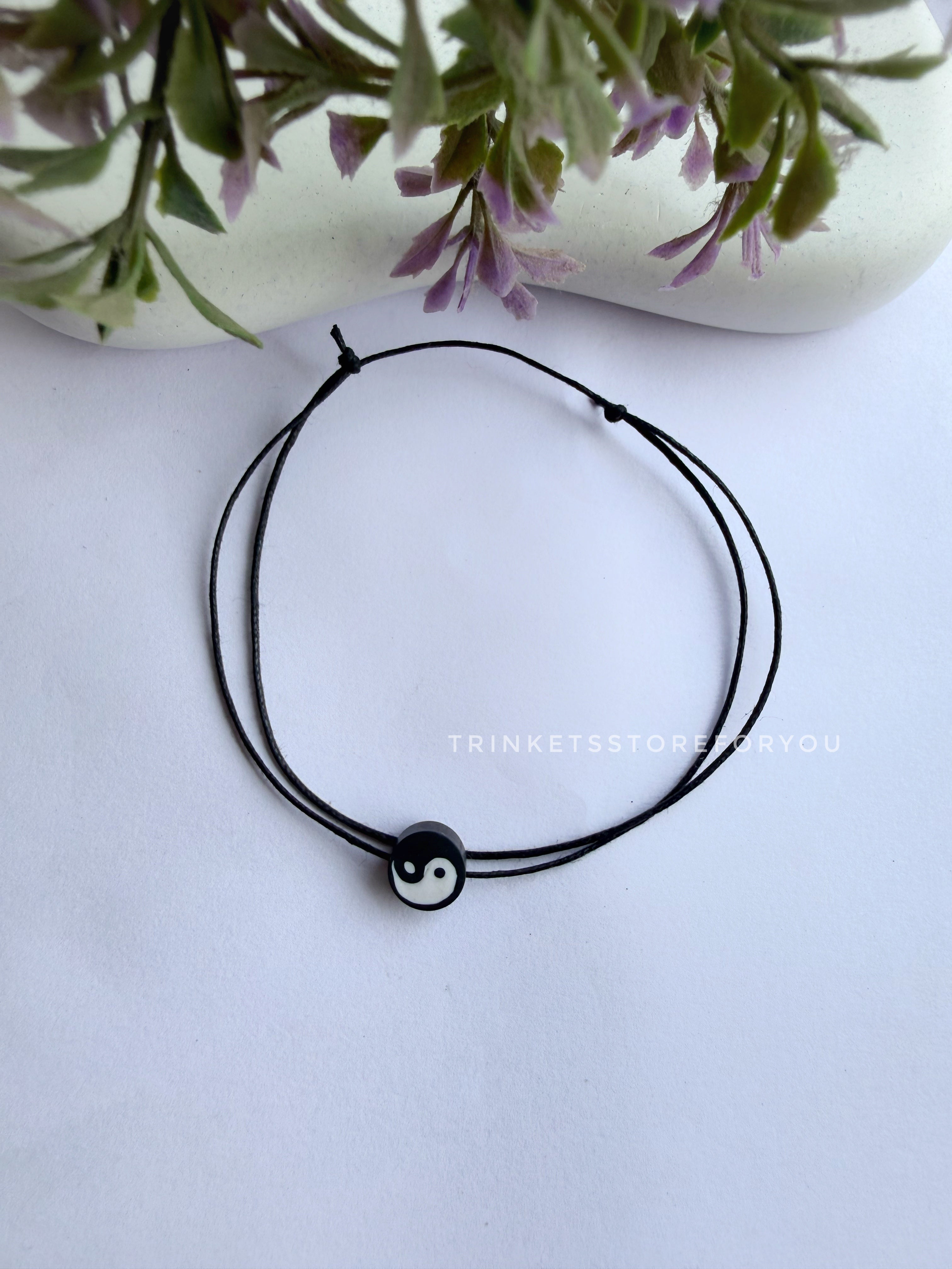 Ying Yang Anklet