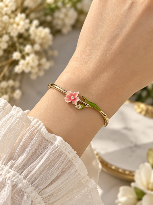316L Floral Bracelet