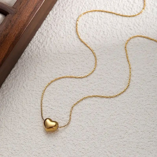 Minimal Heart Necklace
