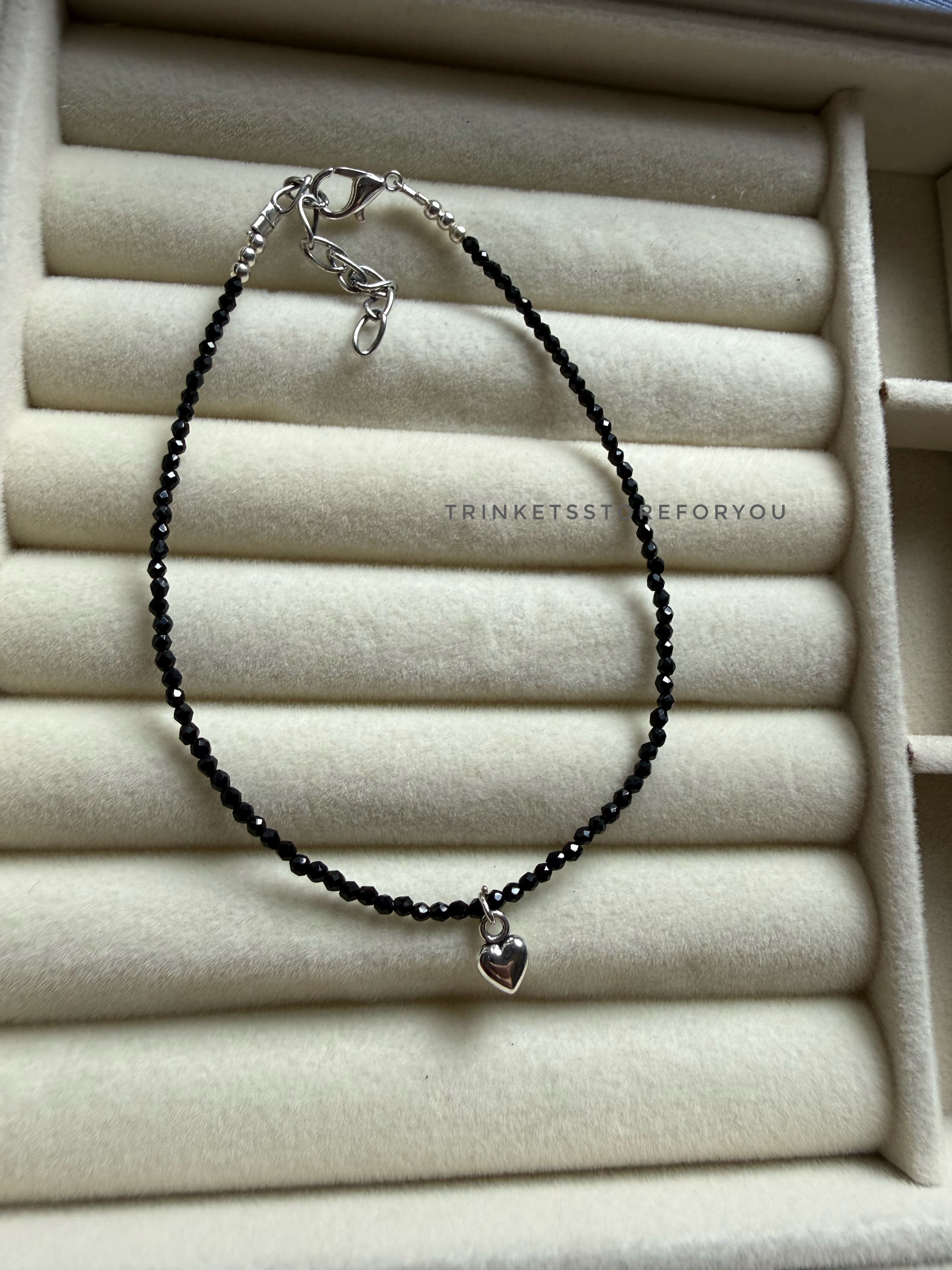 Heart Beaded Anklet