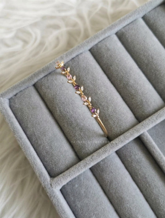 Pink-Purple Tulip Bangle
