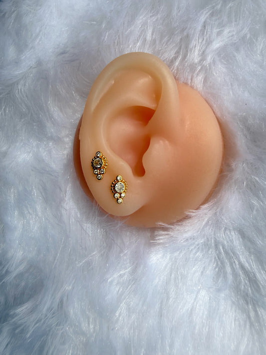Royal Marquise Ball Back Studs