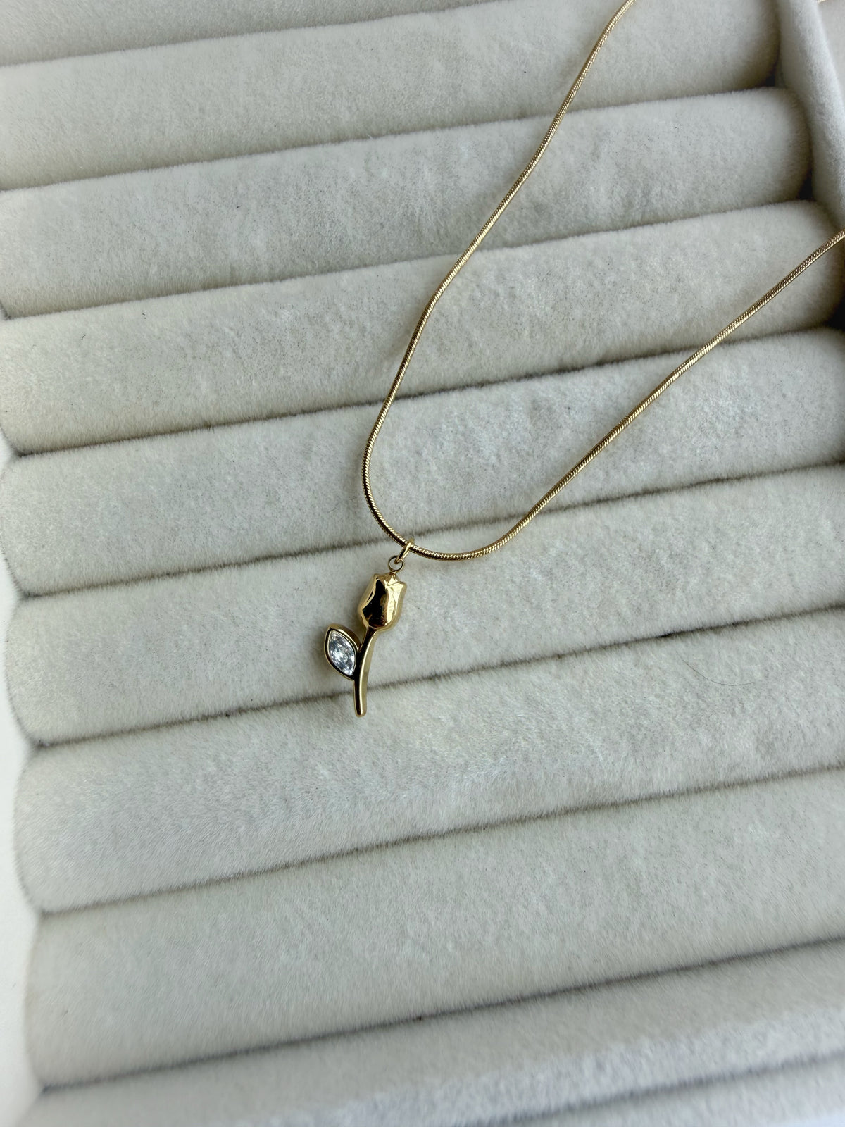 Rose Petal Necklace