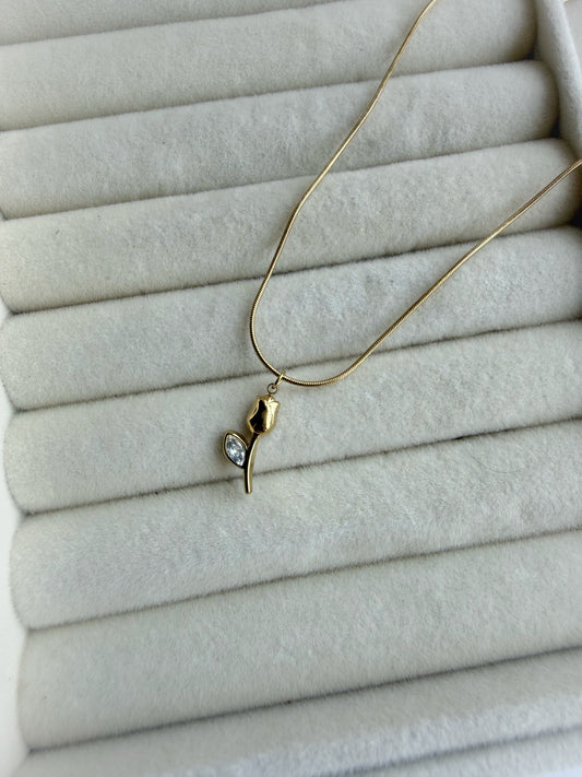 Rose Petal Necklace