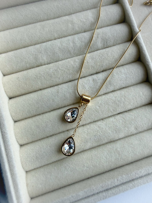 Dual Stone Necklace