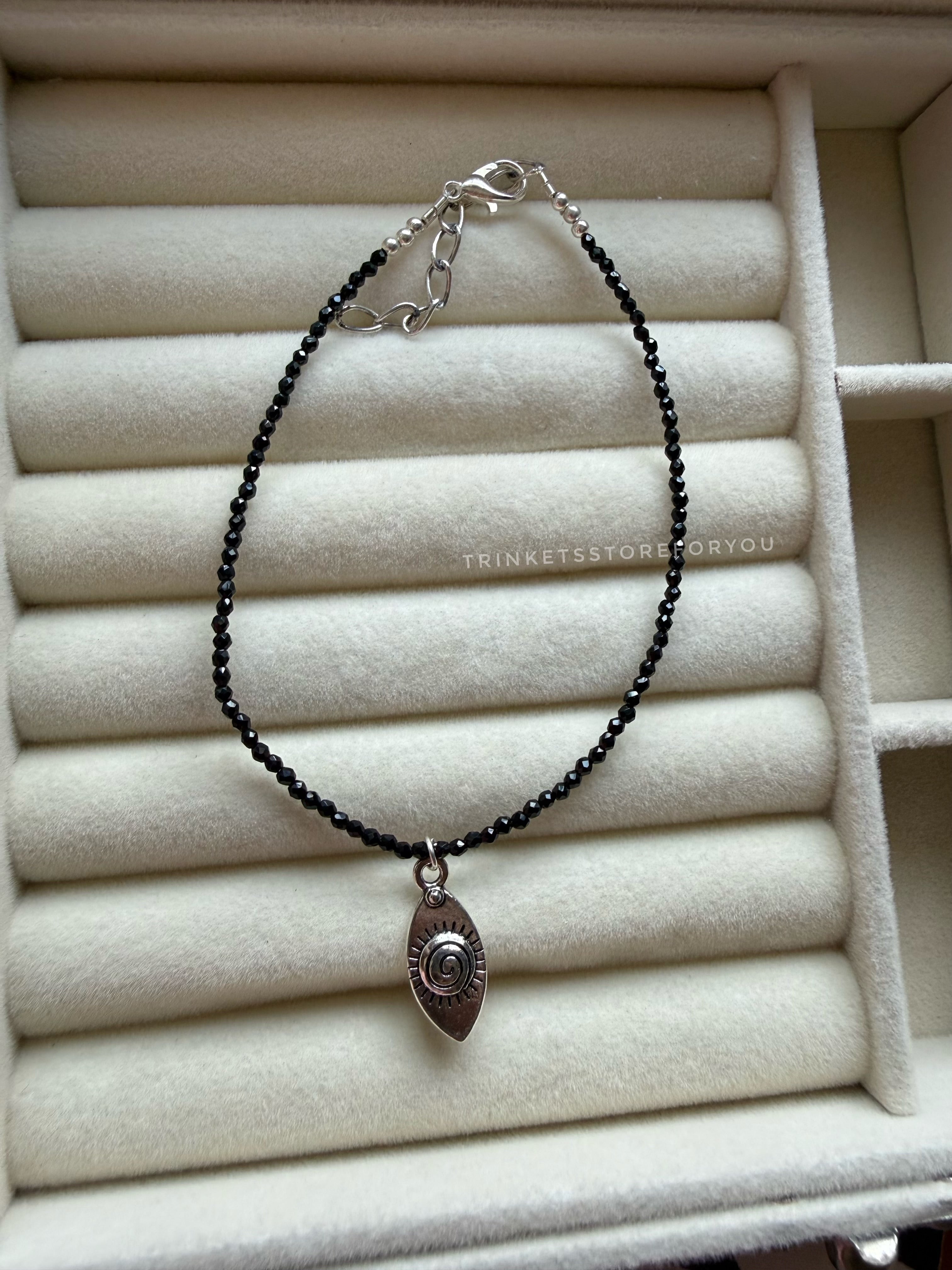 Third Eye Beaded Anklet
