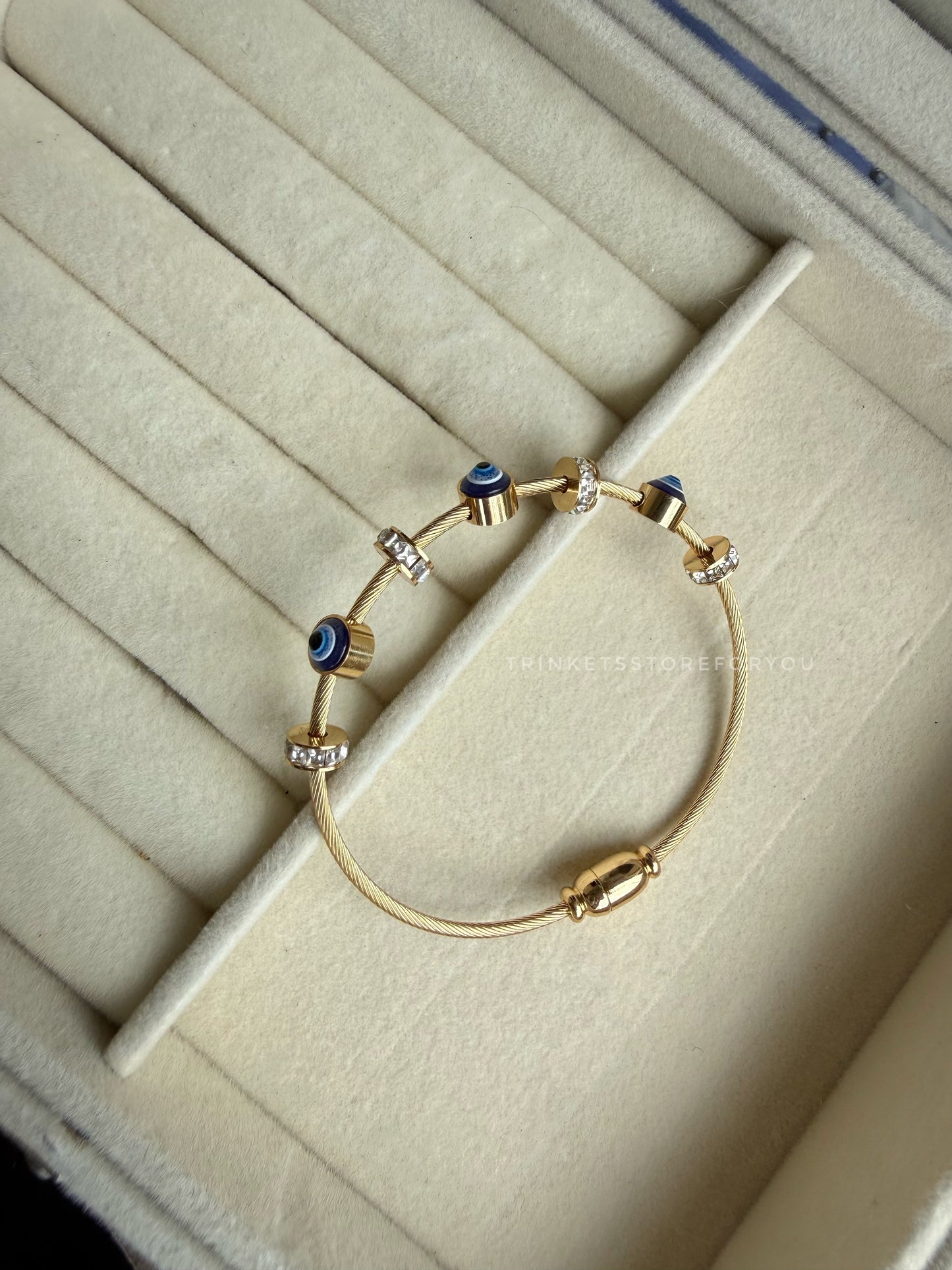 Triple Evil Eye Bangle