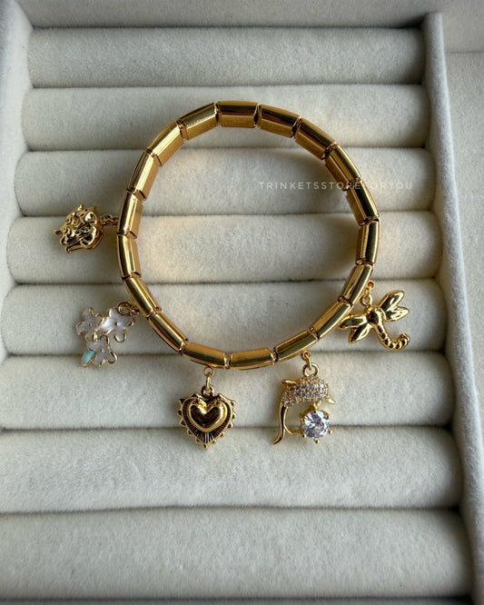Dolphin Italian Charms Bracelet