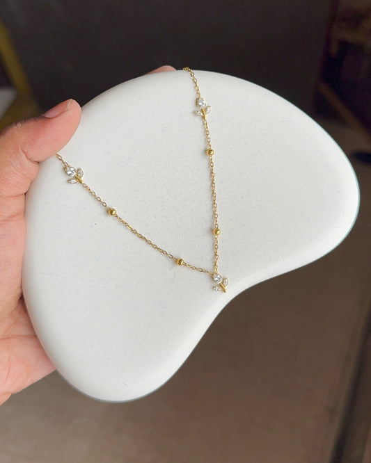 Crystal Tulip Necklace
