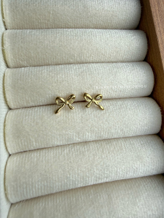 Coquette Bow Studs