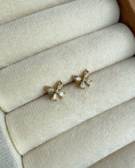 Crystal Butterfly Studs