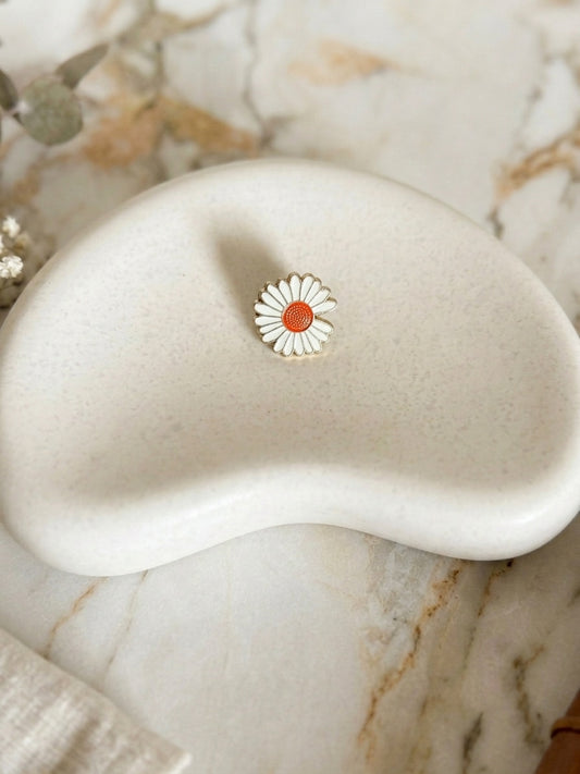 Daisy Enamel Pin