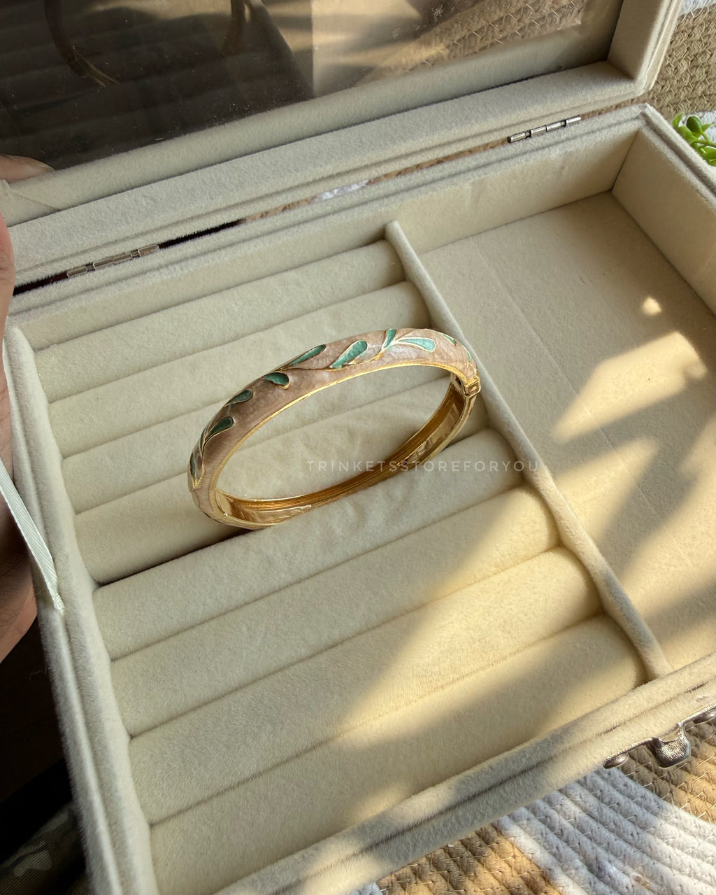 Sage& Blush Bangle