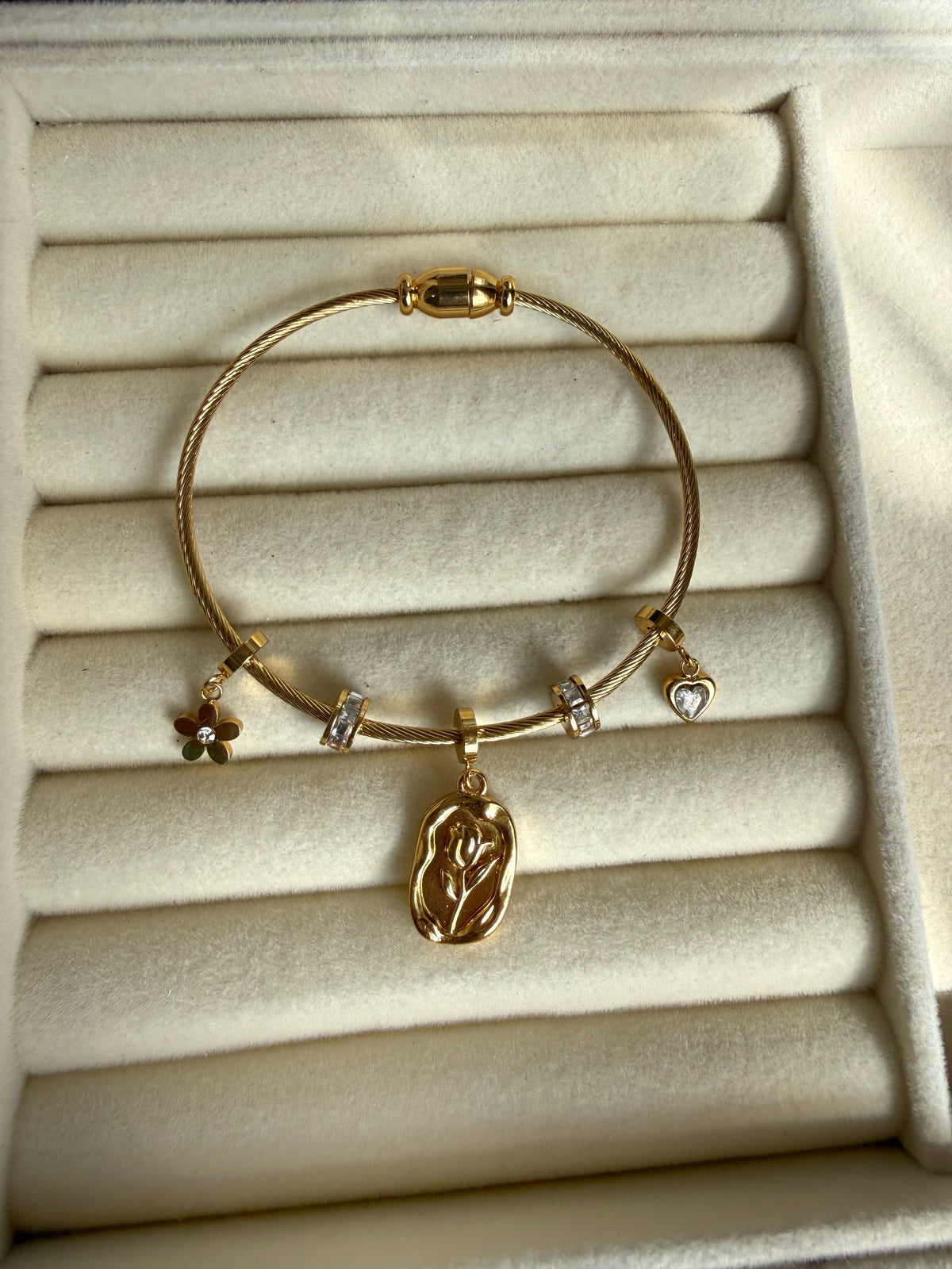 Petal Charm Bracelet